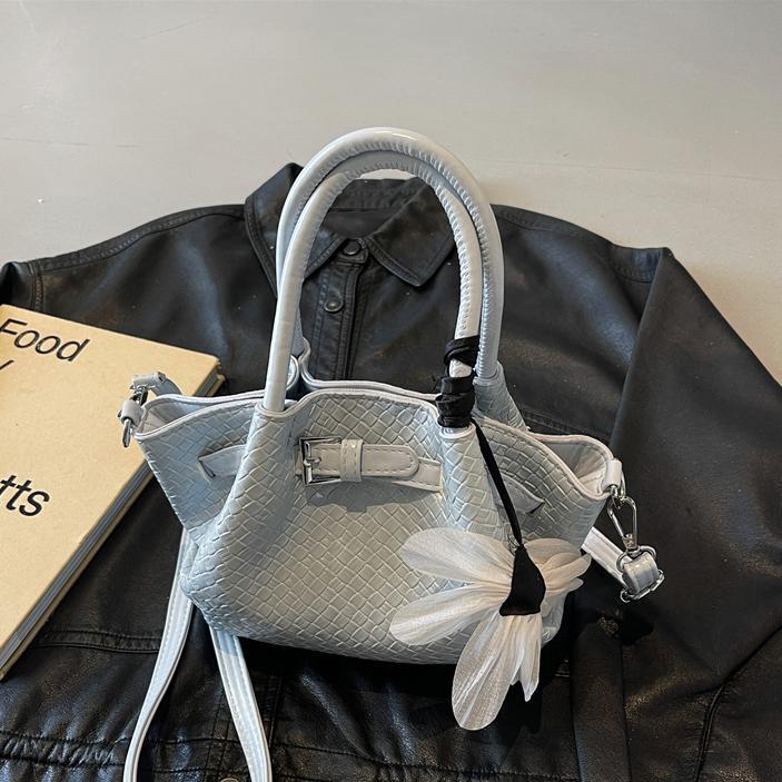 Bolso de cubo de mano de tendencia de nicho para mujer 2025 nuevo bolso de hombro de moda de viaje de trabajo bolso de mensajero de estilo occidental de todo fósforo