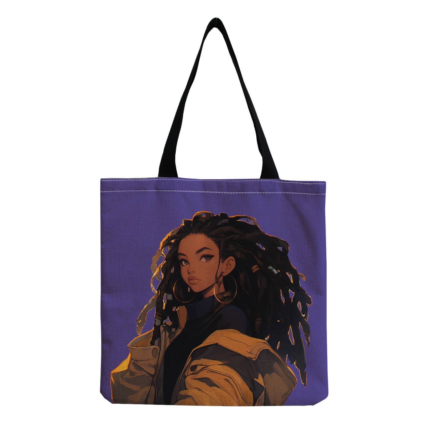 2024 nuevos productos de moda chica de cuero negro impresión bolso de hombro bolso de mano de moda clásico de impresión de mujer bolso de mano de mujer