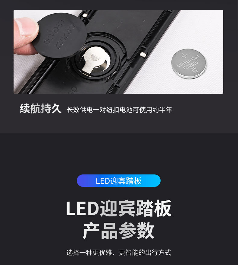 Suitable for Ideal L6L7L8L9 Cars, Illuminated Door Sill Strips, Welcome Pedals, Led Wireless Sensor, New Style