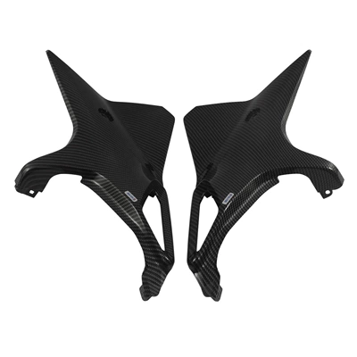 Xsr900 22-25 Modified Pig, Motorcycle front windshield - left-and-right-seat-bag-side-panels-carbon-colorwater-transfer-printing