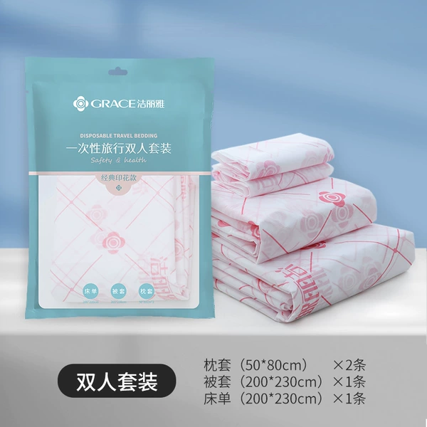 Disposable sheet, duvet cover, pillowcase