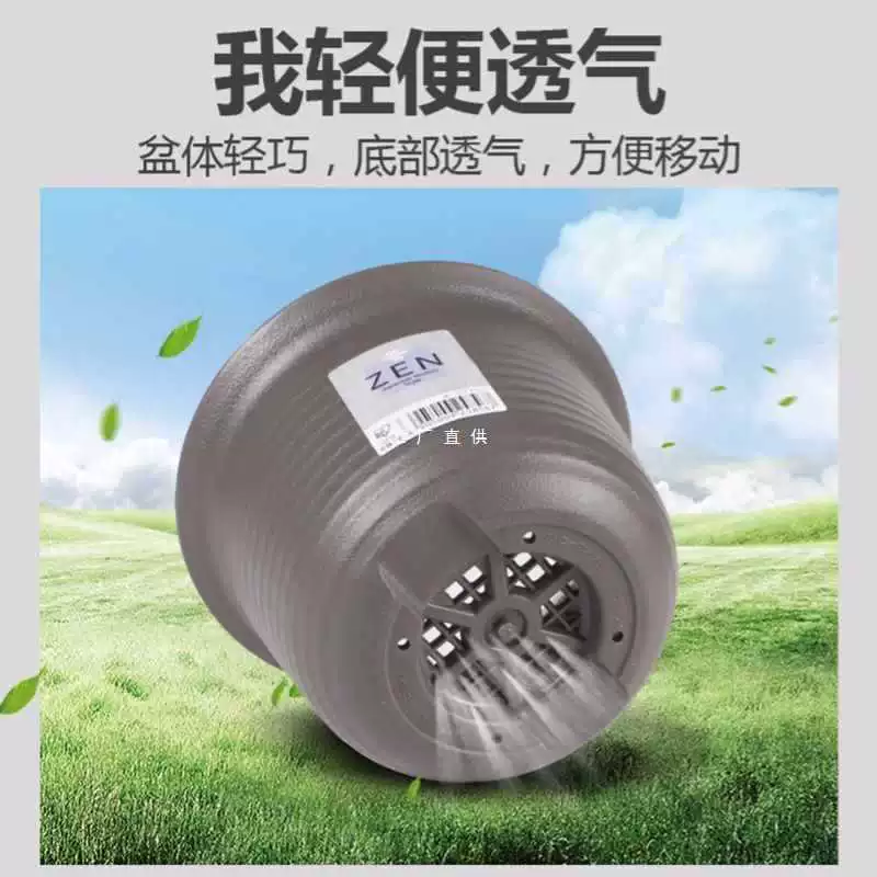 ✅ Цветочный горшок, пластиковый горшок, круглый, большой, для суккулентов, утолщенный горшок, имитация керамики, смола, плющ Алиса