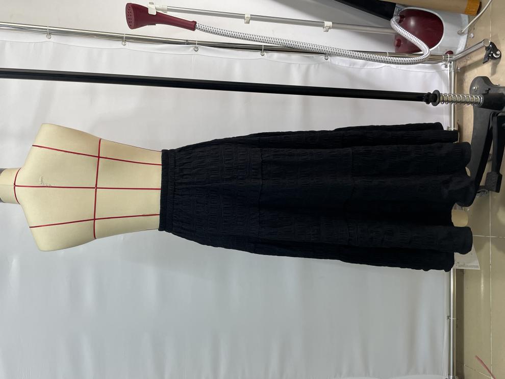 Summer Season Summer Vacation Simple Style Solid Color Polyester Maxi Long Dress Skirts