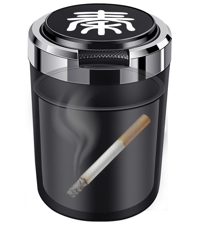 BYD Qin PLUS/PRO/EV dmi car ashtray with cover metal liner flame retardant personality multifunctional