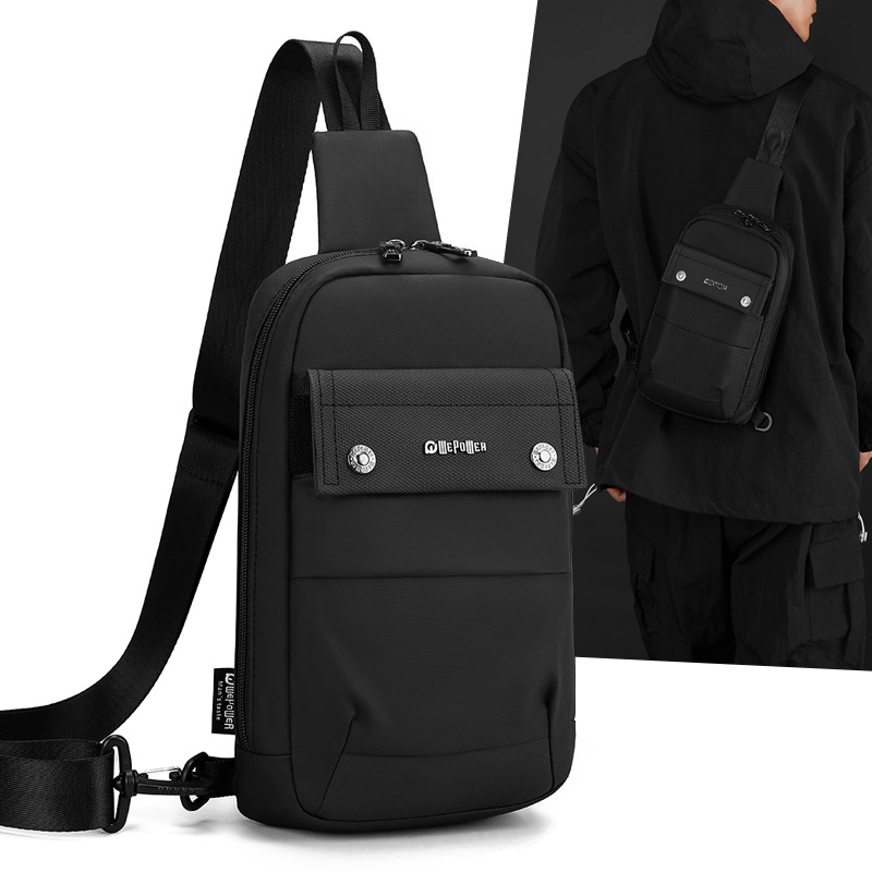 WEPOWER nuevo tipo de bolso portátil para hombres, bolso de hombro al aire libre, bolso de pecho de transporte deportivo simple.