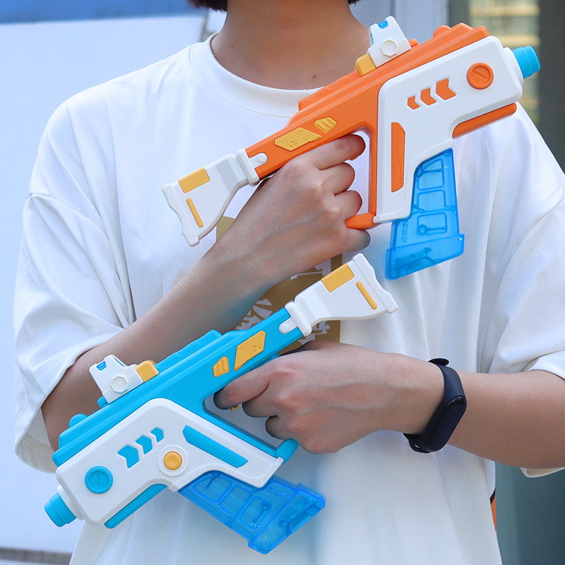 Mini pistolet à eau électrique Swordfish, jouet de plage pour enfants, tir continu, jeux de loisirs tendance pour l'été et les activités de plein air._voghion.com