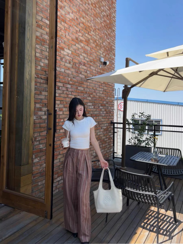 【陈梦同款】意大利鹿皮卡思乐女包白色通勤单肩包百搭软糯托特包|undefined