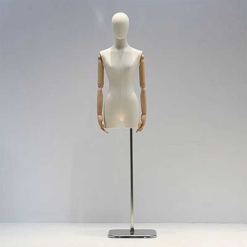 Modelo clavícula pequeña prop de pecho tienda de ropa modelo estante de exhibición de hombro plano ventana de ropa de mujer muestra busto modelo
