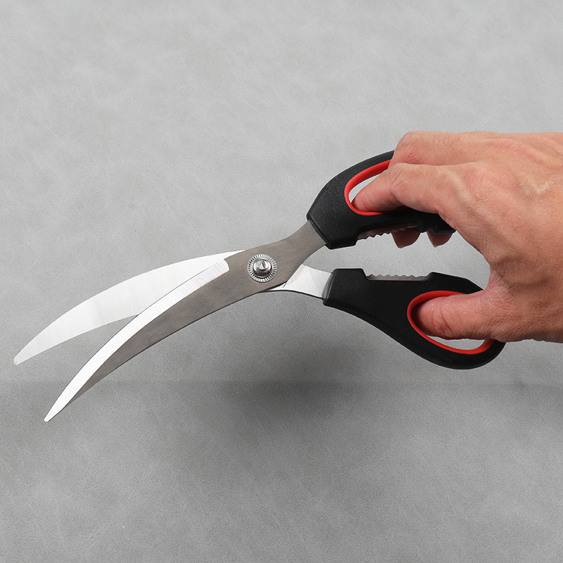 공장 아울렛 스테이크 한국 팔꿈치 주방 가위 바베큐 스테인레스 스틸 가위 그릴 한국 요리