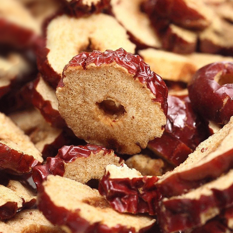 Wholesale canned Xinjiang jujube slices ready-to-eat without washing jujube rings for tea, bulk seedless Xinjiang jujube jujube dry