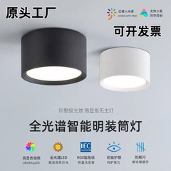 表面実装された無段階調光スマートダウンライト、無段階調光、Mijia APPへのアクセス、スマートなゆっくりとした起動とゆっくりとした消灯、Xiaoai 音声
