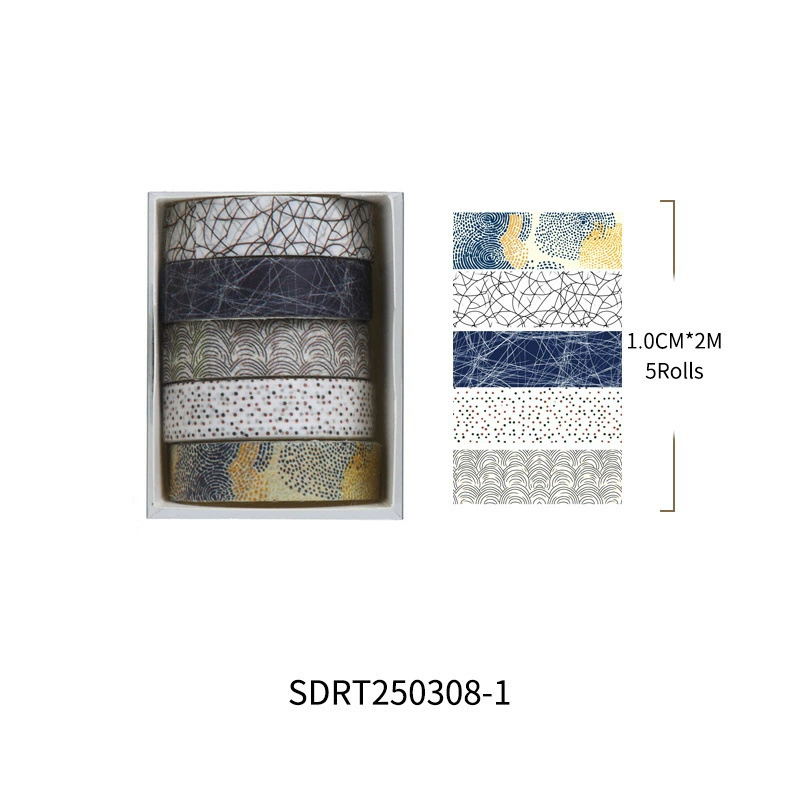 SDRT250308 Plain Paper Series Hepattern Tape Set Cross-border Products