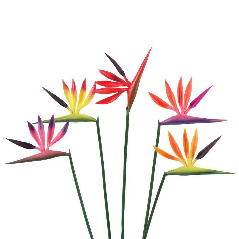 Cross-border sourcing Artificial Flower pu texture of material Bird of Paradise Strelitzia Home Furnishing to work in an office decorate shot Software wholesale