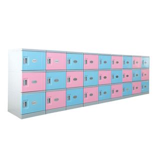 ABS Plastic Student Bookbag Cabinet Primary School Class Classroom Locker Independent Locker Student Storage Cabinet Moisture-proof