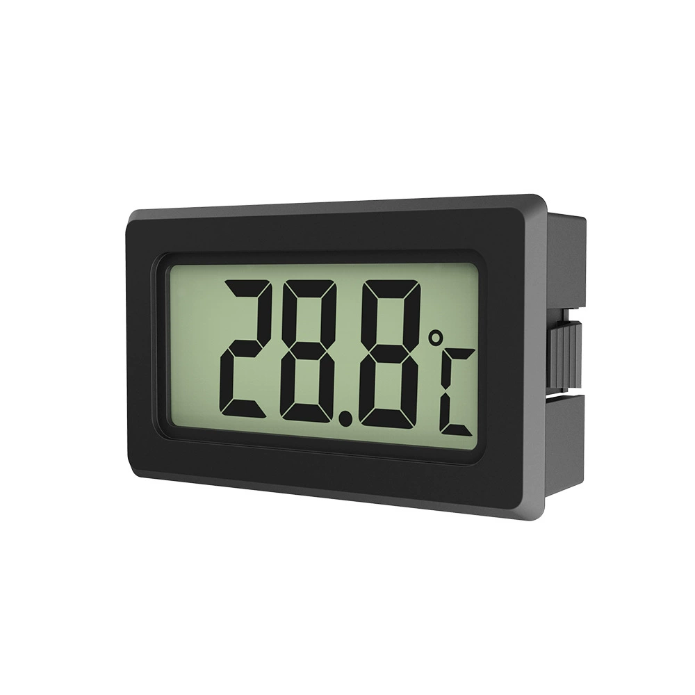 Модернизированная версия ЖК-цифровой коробки встроенный электронный термометр без проводки