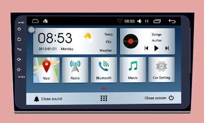 A4 Автомобильный смартфон 4G Android звуковой контроль интеллектуальная навигация GPS задний регистратор все в одном