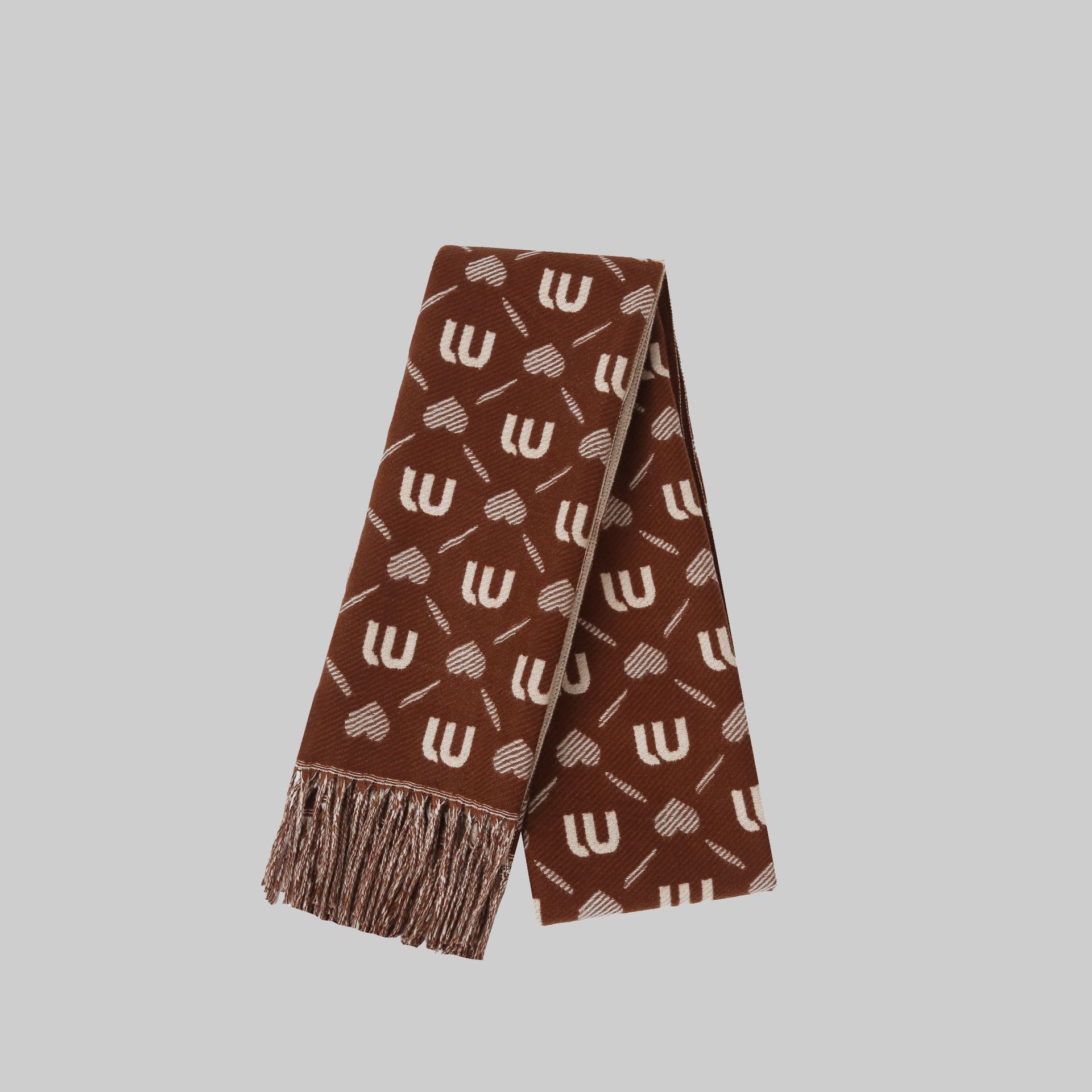 2025 nuevo bufandas de lana de Meirad mujeres otoño invierno estilo coreano de malla universal chaleco pareja buñuelo hombre caliente