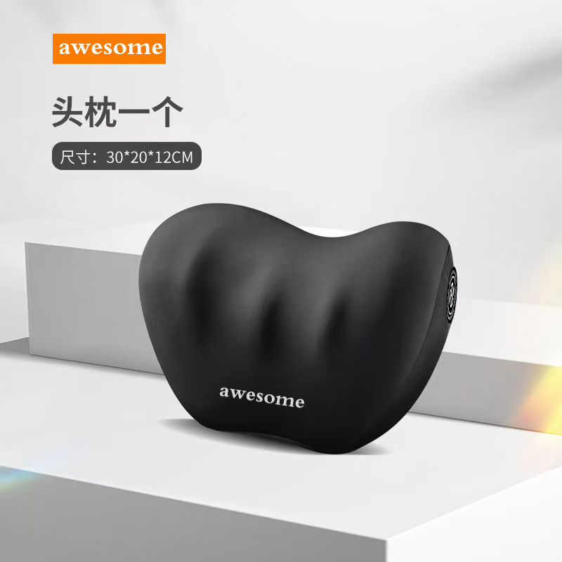 Car Headrest Lumbar Pillow Cushion Car Driving Backrest Car Waist Support Lumbar Neck Pillow Waist Support Pillow