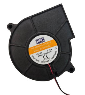 HSC BCY7530BL DC 12V 0.12A 75x30mm 7.5cm���L�Cɢ���L��