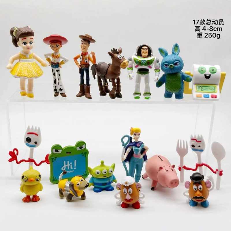 10 Types of Toys, 17 Types of Action Figures, Buzz, Woody, and Shepherdess Toy Dolls, Anime Model Figurines