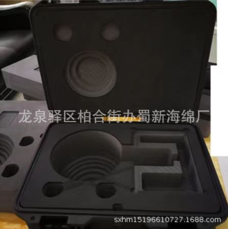厂家供应黑色60度40度EVA回弹泡沫/EVA硬泡沫一体成型工具箱内衬