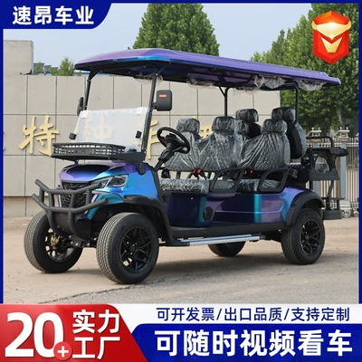 6-Seater Electric Four-Wheel Sightseeing Car, Elektrikli qolf avtomobilləri