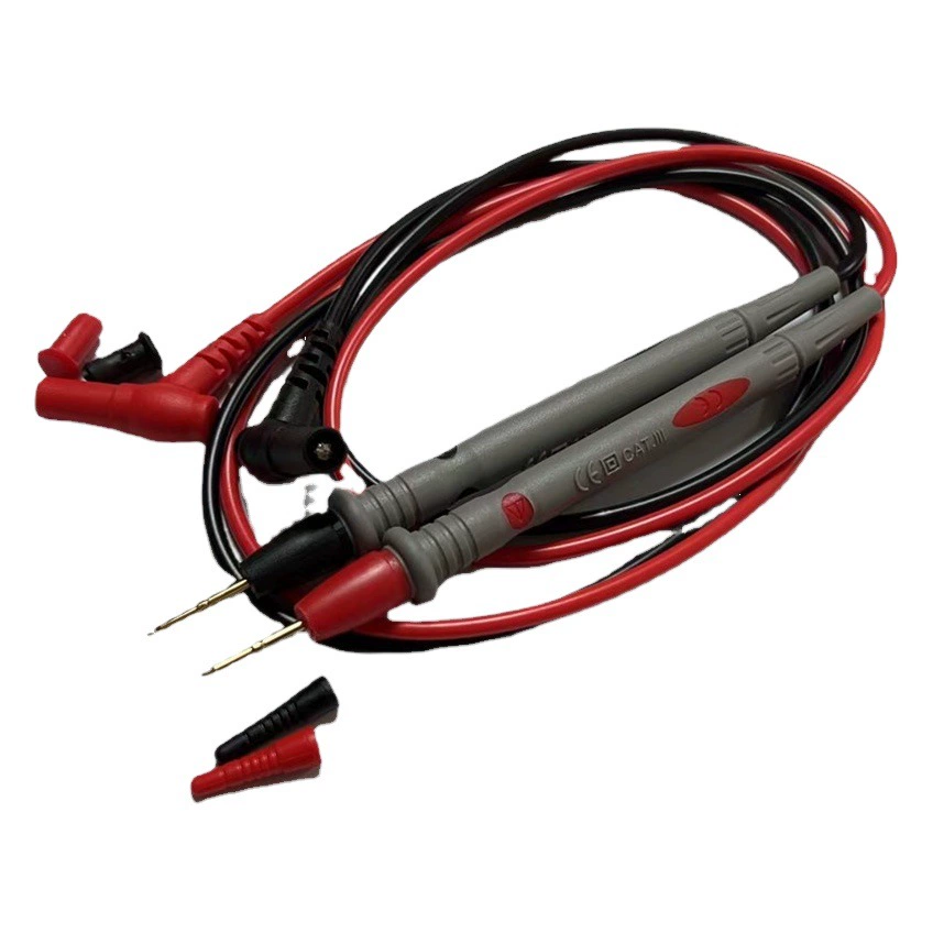 Тест мультиметра Специальный наконечник Специальный тонкий 1000V10A Универсальная позолоченная медная булавка Ручка для мультиметра с проводом из ПВХ