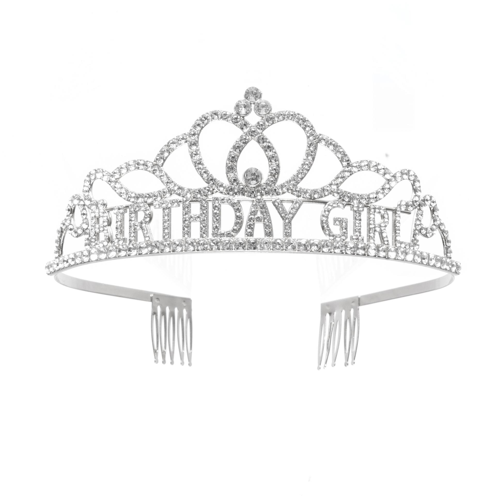 Explosiones transfronterizas de aleación correa corona set de diamante cabeza de fiesta de cumpleaños corona novia corona al por mayor
