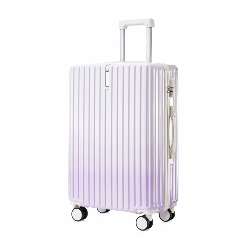 [Fábrica de selección estricta] maleta de color gradiente para mujeres, caja de tracción roja, caja de contraseña para estudiantes universitarios, piel de viaje