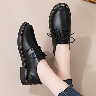 ���Q�羳�� Women's Oxford Shoes ��ɫ�ָ�ţ��Ь�r��ϵ���WԺ�L