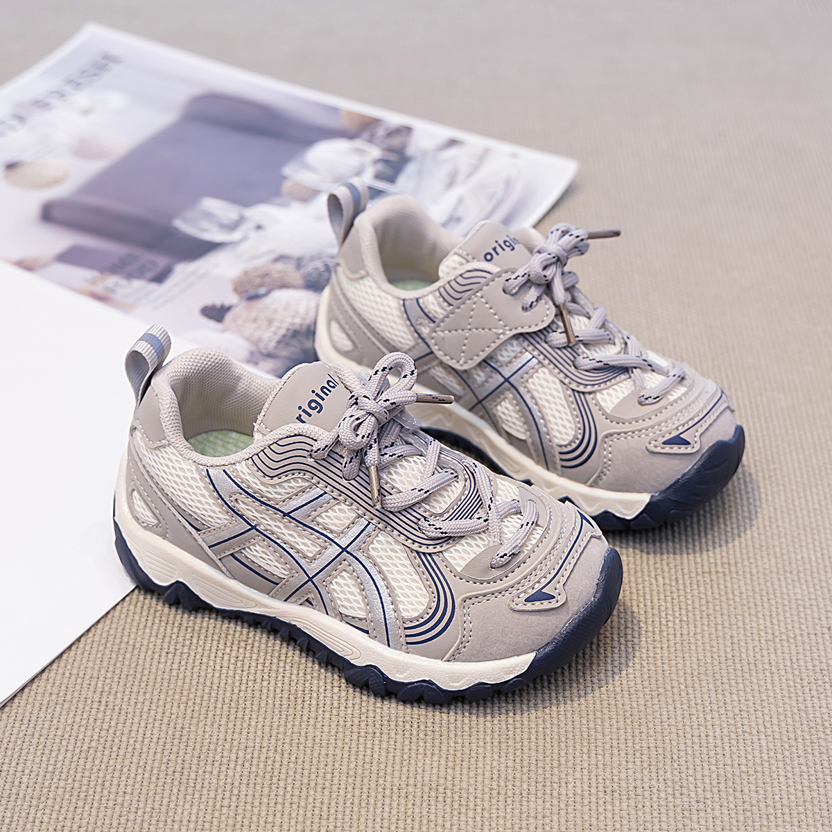 Zapatos deportivos para niños al aire libre 2026 verano niñas zapatos deportivos transpirables de malla para niños zapatos casuales de moda versátiles image 5