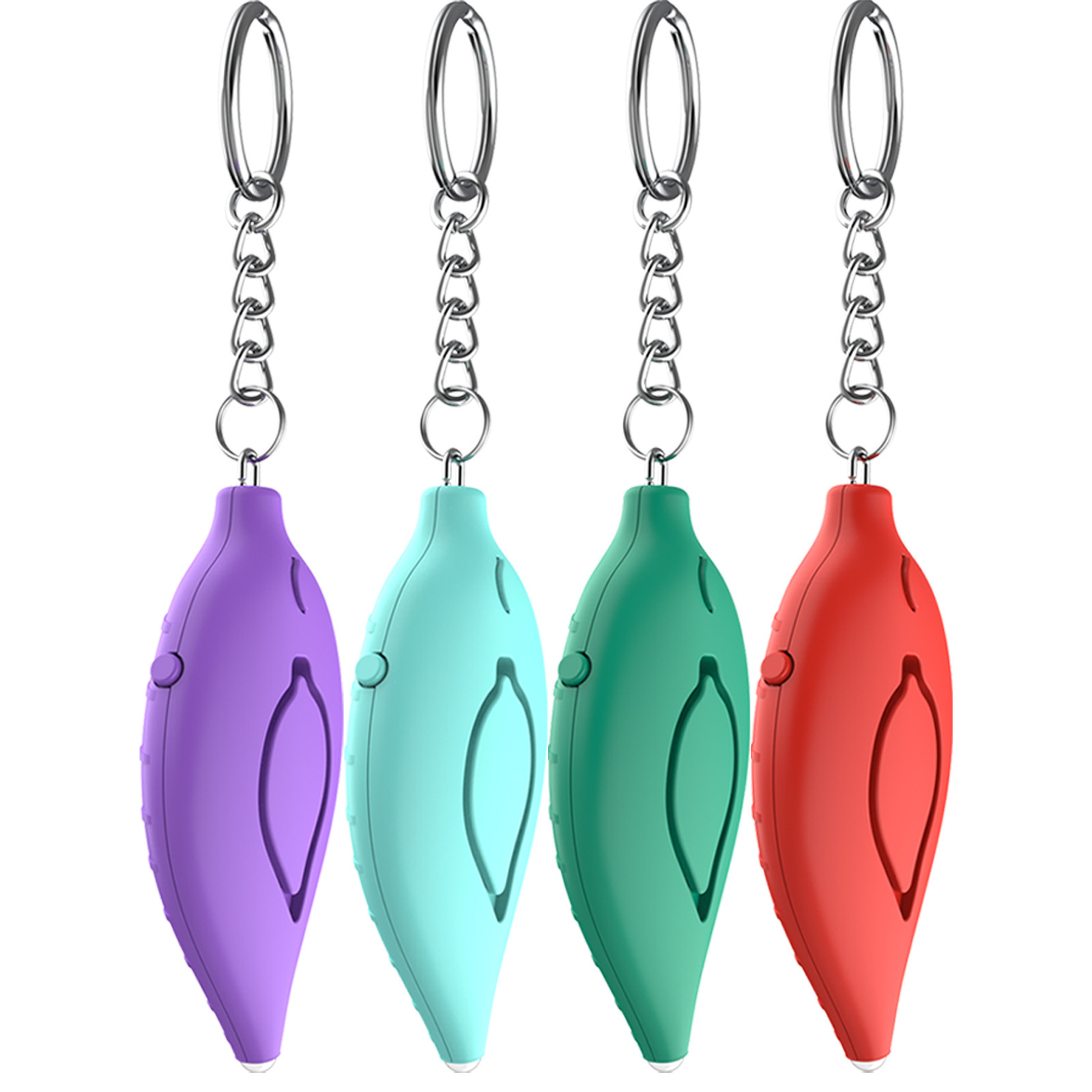 Alarma Personal Forma de Hoja MP-A01 con Luz LED 130 dB para Defensa Personal Femenina image 5