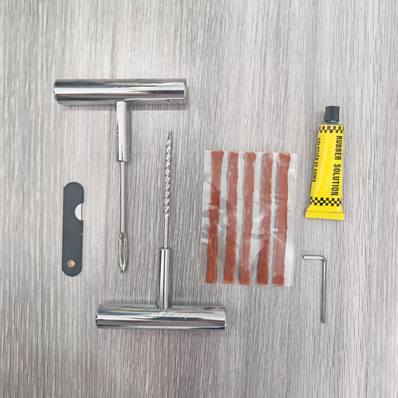 Aliexpress Hot-Selling 10-Piece Alloy Steel Car Tire Repair Tool Set Vacuum Tire Repair Tool Set in Stock