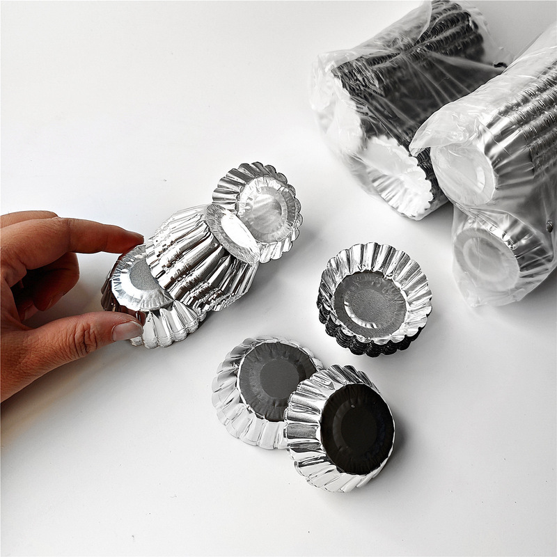 B304 chrysanthemum lamp round aluminum foil bowl disposable chrysanthemum lamp baking dessert snack bowl cake mold