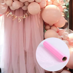 Cross-border decorative gauze curtains roll Wedding room net gauze curtains arrangement wedding party background decoration flower packaging materials