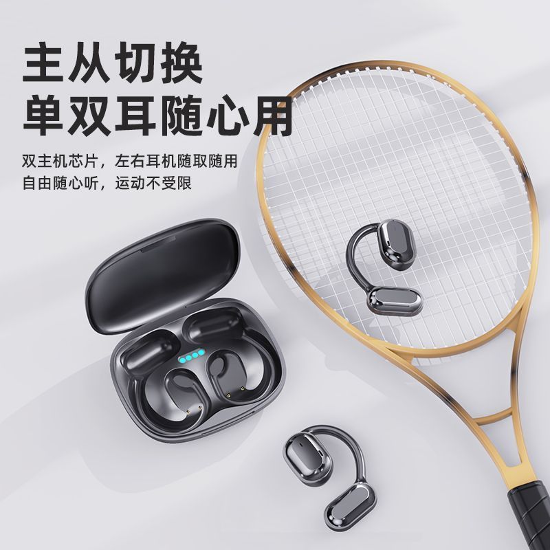 国境を越えた新型は耳に入らないows空気伝導イヤホン骨伝導無線bluetoothイヤホン長航続知能デジタル表示|undefined
