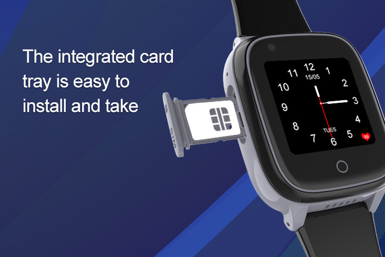 Barnklocka smartwatch 4g med gps vattentät klocktelefon_voghion.com