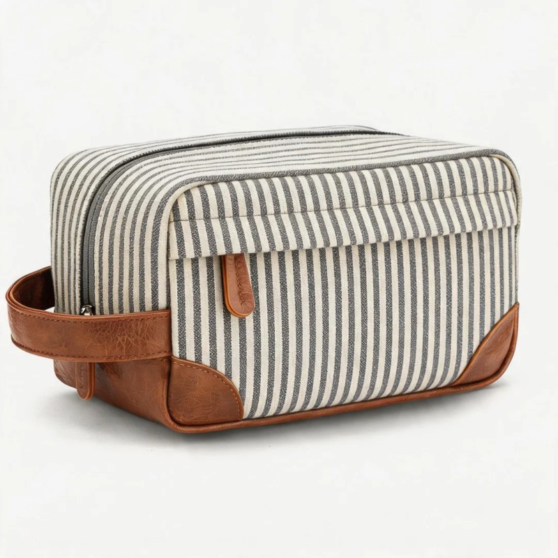 12 An lavado lona bolsa de lavado de estilo europeo retro para hombres estilo explosivo transfronterizo bolsa de cosméticos portátil multifuncional se puede personalizar image 15