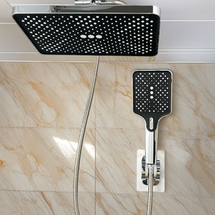 Bathroom Large Pressurized Shower Large Flow Energy Saving Fixed Shower Toilet Bath Supplies Bathroom Accessories