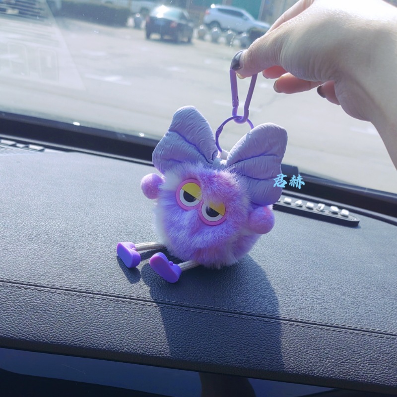 Cute tenis de carbón Elf de coche llavero colgante bolsas de peluche bolsas colgantes muñecas de peluche