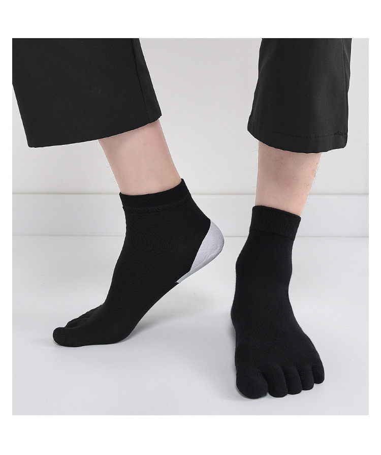 エレガントな五本指ソックス、ひび割れ防止ソックス、かかと型、かかとが乾燥してひび割れるのを防ぐ、指が分かれたソックス、足のひび割れ防止、ビジネススタイル