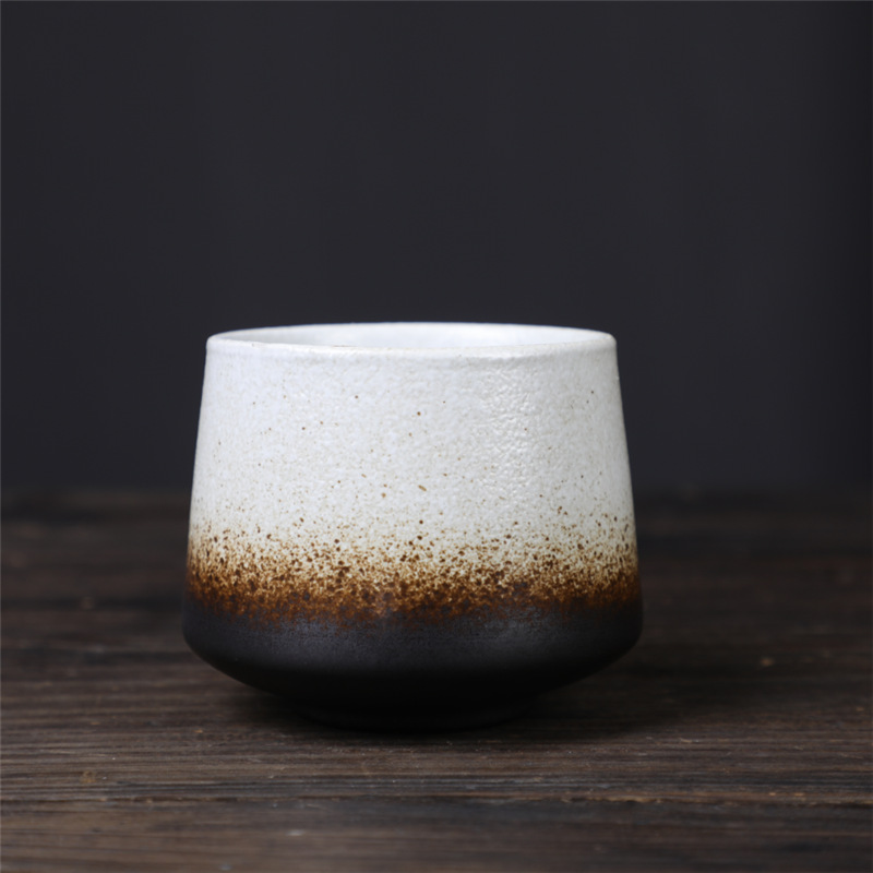 실린더 컵-레트로 화이트 210ml