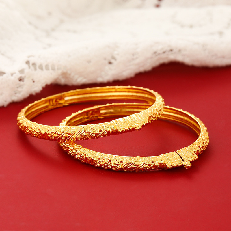 Open-Ended Women's Charm Bracelet Dubai Shiny Bracelet African Designer Ethiopian Wedding Women's Bracelet Open-Ended Women's Charm Bracelet Dubai Shiny Bracelet African Designer Ethiopian Wedding Women's Bracelet