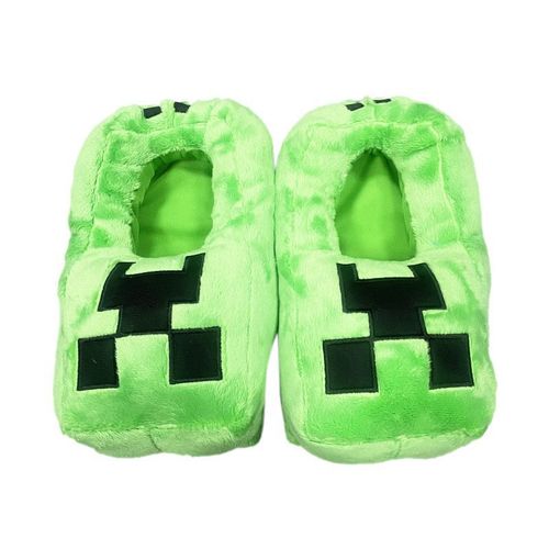 My World Children's Cotton Slippers, Creepers for Boys, My World Winter Game Cartoon Indoor Home Cotton Shoes