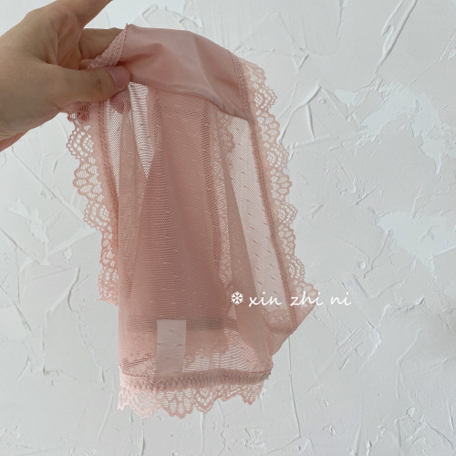 Moonlight Daughter~Japanese pure lust lace panties women's thin breathable quick-drying pure cotton crotch sweet girl briefs