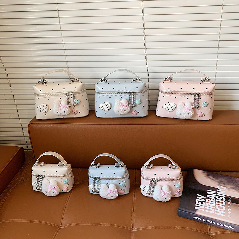 Caricatura lindo conejo bebé bolso de mano, bolso de caja de amor, bolso transfronterizo nuevo accesorios para niños