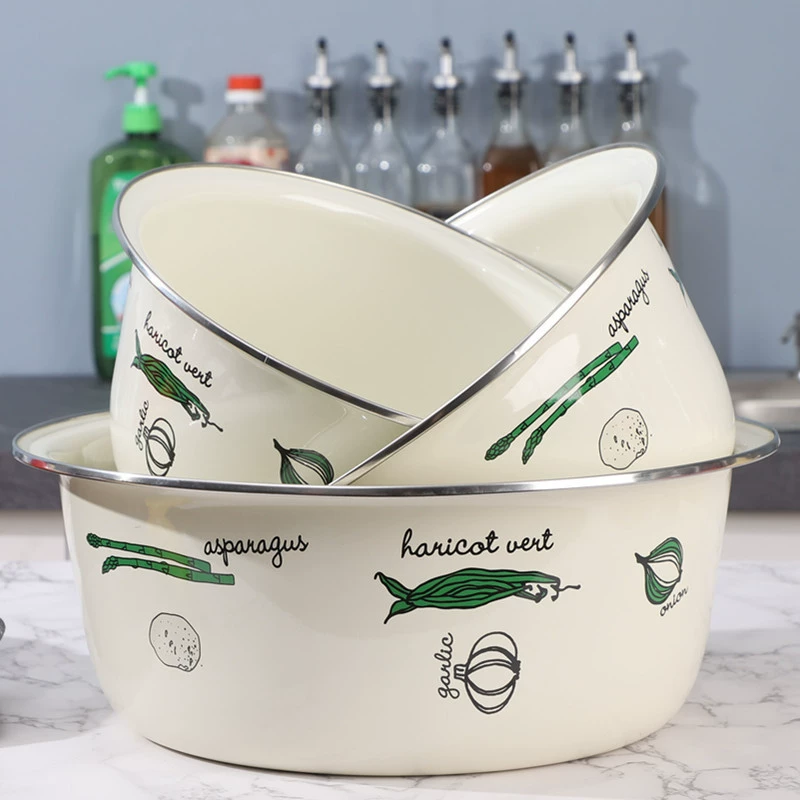 Фарфоровая кухонная бытовая раковина, раковина для супа, эмалированная раковина и раковина для мытья яиц, эмалированная раковина, смесительная раковина