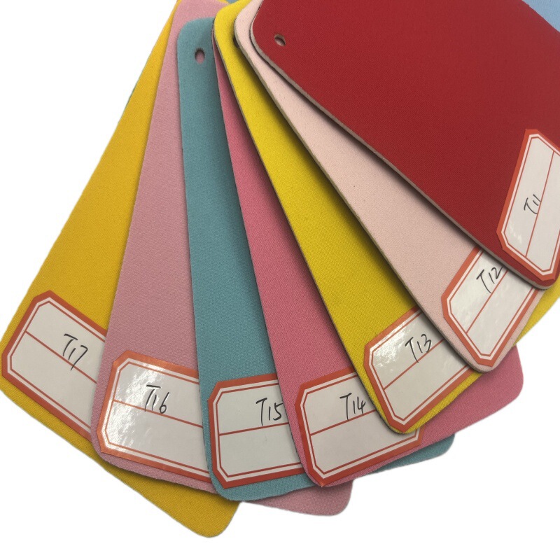 Sbr Neoprene Diving Material Laminated with t Cloth Waterproof and Shockproof Diving Cloth Luggage Composite Fabric Wholesale Anti-Slip Mat