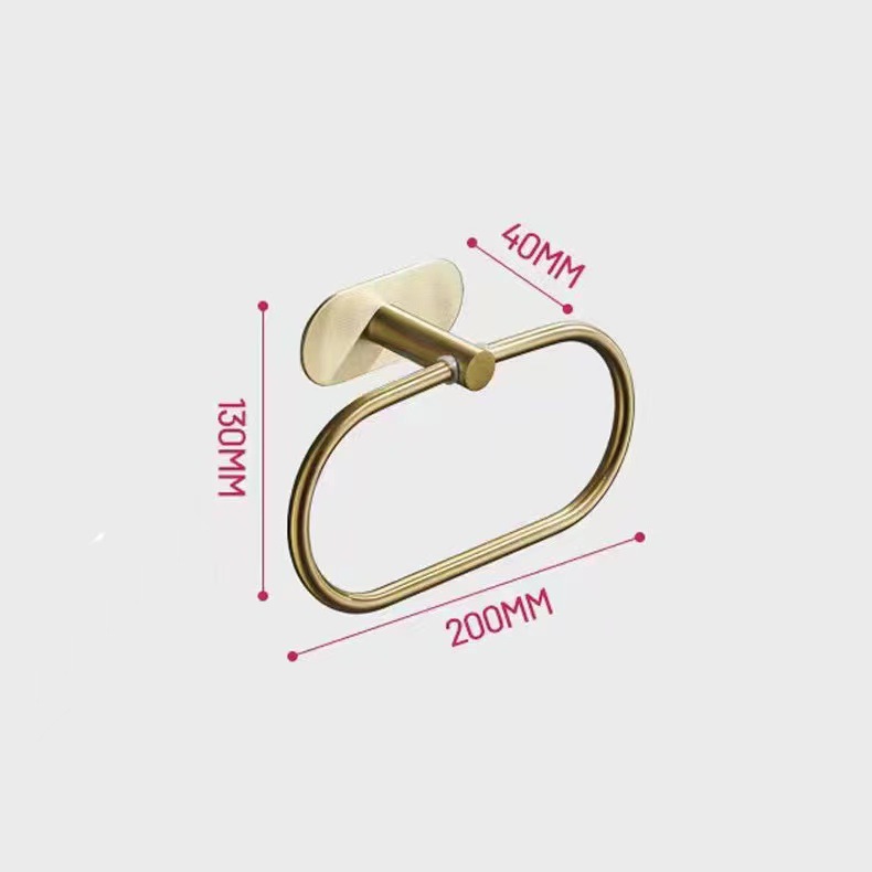 Anillo de toalla de acero inoxidable toallas de baño varilla de toallas de baño colgante conjunto de toallas de baño toallas de baño