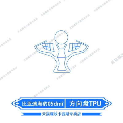 Car interior film BYD Seal 05dmi, central control - 26-models-of-byd-seal-05dmi-steering-wheel-tpu